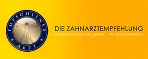 Die Zahnarztempfehlung - empfohlen von Patienten und Zahnärzten