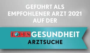 Focus Gesundheit Arztsuche - geführt als empfohlener Arzt 2021