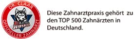 Top 500 Zahnärzte in Deutschland Top 500 Zahnärzte in Deutschland – Dres. Claar & Kollegen Kassel